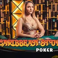 Caribbean Stud Poker logo by Evolution Shelbyspin