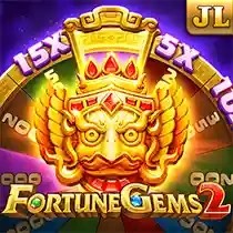Fortune Gems 2 online game logo by Jili Games on shelbyspin.win