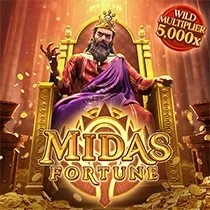 Official Slots logo: Midas Fortune by PG Soft at Shelbyspin